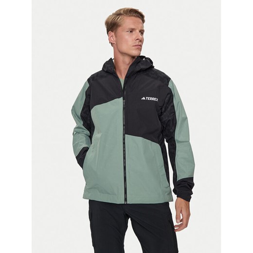 adidas Kurtka outdoor TERREX Xperior Hybrid IP1419 Zielony Slim Fit ze sklepu MODIVO w kategorii Kurtki męskie - zdjęcie 182664374