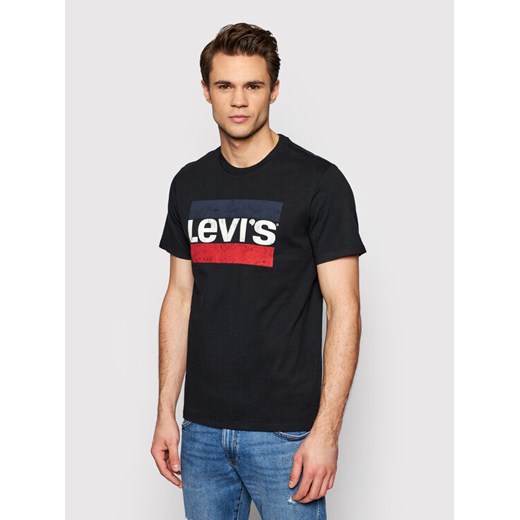 Levi's® T-Shirt Sportswear Graphic Tee 39636-0050 Czarny Regular Fit ze sklepu MODIVO w kategorii T-shirty męskie - zdjęcie 182664383