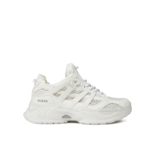 Guess Sneakersy Belluna FLJBLL ELE12 Biały ze sklepu MODIVO w kategorii Buty sportowe damskie - zdjęcie 182664384