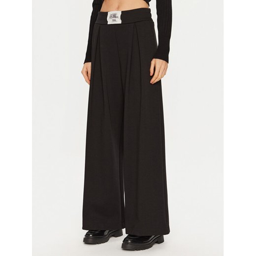 ViCOLO Spodnie materiałowe TS0378 Czarny Regular Fit ze sklepu MODIVO w kategorii Spodnie damskie - zdjęcie 182664400