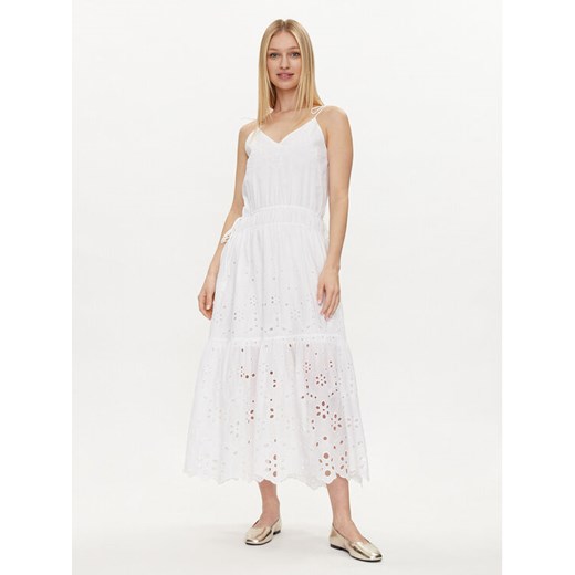 Pepe Jeans Sukienka letnia Dusana PL953480 Biały Regular Fit Pepe Jeans XL MODIVO