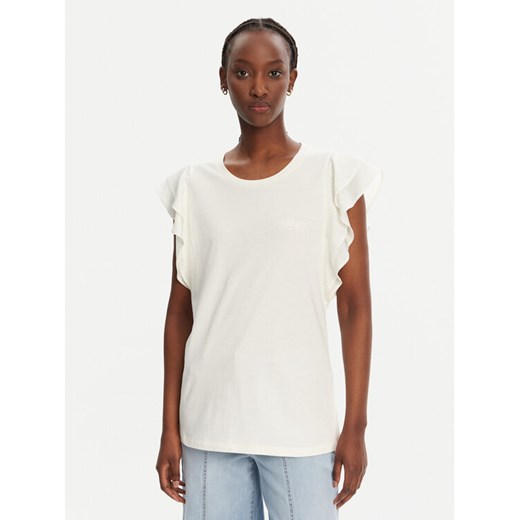 Liu Jo Sport T-Shirt TA5178 J5904 Biały Regular Fit ze sklepu MODIVO w kategorii Bluzki damskie - zdjęcie 182664461