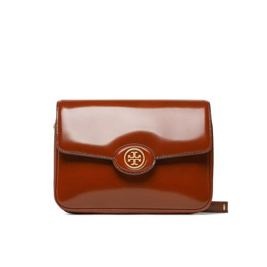 Tory Burch Torebka Robinson Spazzolato 143122 Brązowy ze sklepu MODIVO w kategorii Listonoszki - zdjęcie 182664472