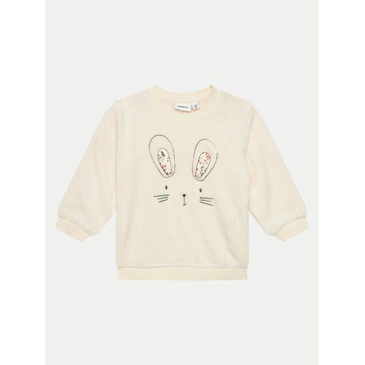 NAME IT Bluza 13206925 Écru Regular Fit ze sklepu MODIVO w kategorii Bluzy i swetry - zdjęcie 182664483