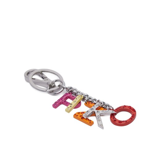 PINKO Brelok Letters Keychain WH1U Srebrny ze sklepu MODIVO w kategorii Breloki - zdjęcie 182664503