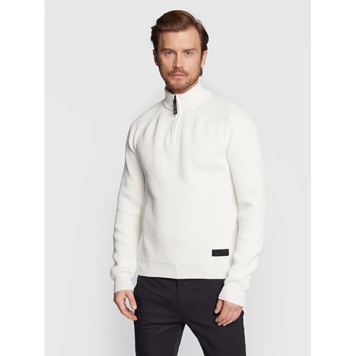 North Sails Sweter 451015 Biały Regular Fit ze sklepu MODIVO w kategorii Swetry męskie - zdjęcie 182664522
