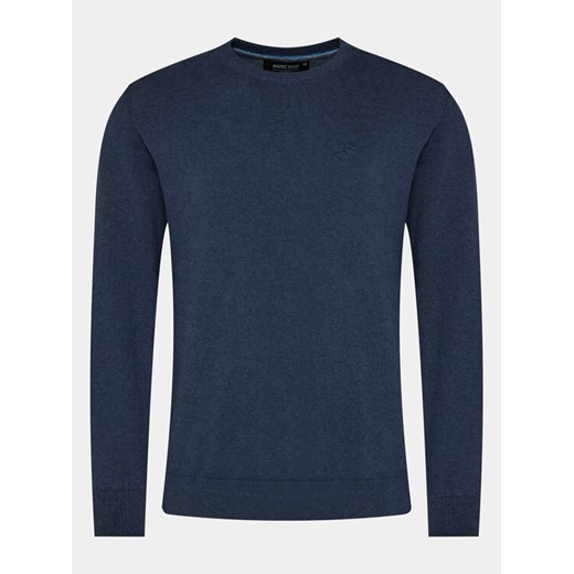 INDICODE Sweter Wildman 35-697 Granatowy Regular Fit ze sklepu MODIVO w kategorii Swetry męskie - zdjęcie 182664524