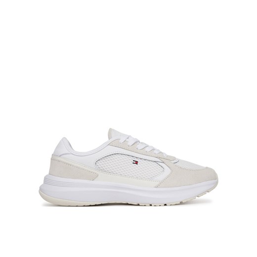 Tommy Hilfiger Sneakersy Sporty Runner FW0FW08644 Biały ze sklepu MODIVO w kategorii Buty sportowe damskie - zdjęcie 182664534