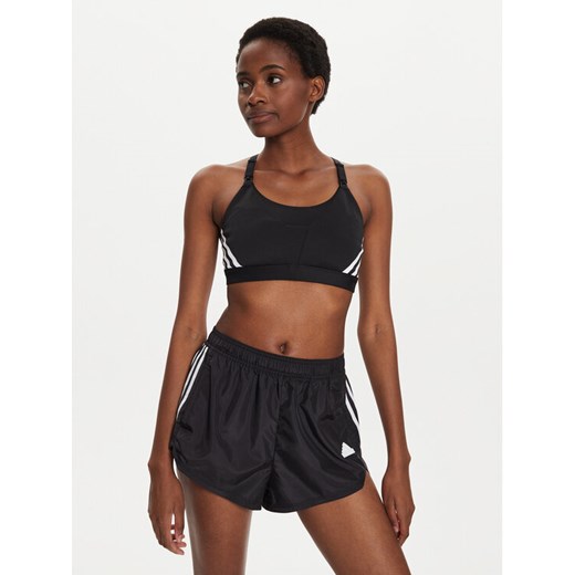 adidas Biustonosz sportowy Powerimpact Luxe Medium-Support Maternity IT2727 Czarny Slim Fit ze sklepu MODIVO w kategorii Biustonosze - zdjęcie 182664563
