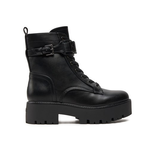 Guess Botki Vaires FLTSOM ELE10 Czarny ze sklepu MODIVO w kategorii Botki - zdjęcie 182664604