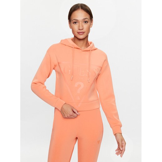 Guess Bluza V2YQ08 K7UW2 Koralowy Regular Fit ze sklepu MODIVO w kategorii Bluzy damskie - zdjęcie 182664633