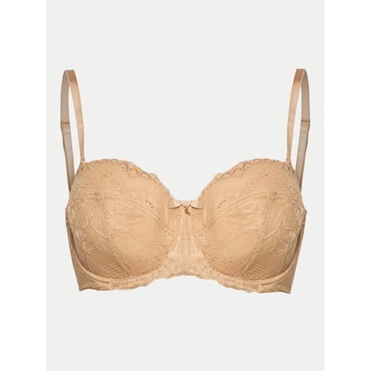 Gossard Biustonosz z fiszbiną Superboost 7707 Beżowy ze sklepu MODIVO w kategorii Biustonosze - zdjęcie 182664654