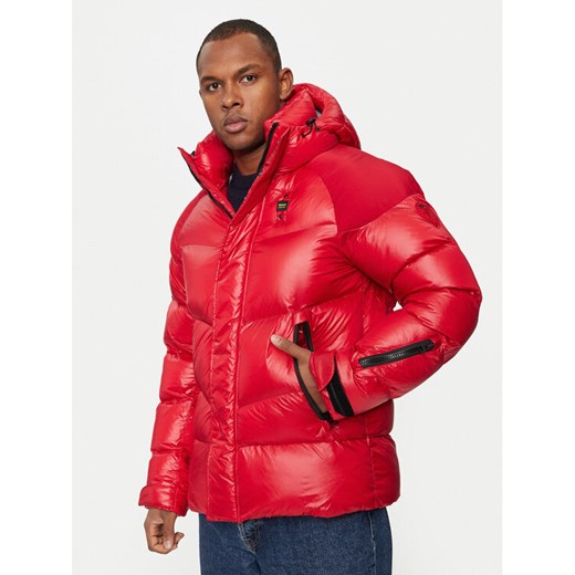 Blauer Kurtka zimowa 24WBLUC02234 Czerwony Regular Fit ze sklepu MODIVO w kategorii Kurtki męskie - zdjęcie 182664663