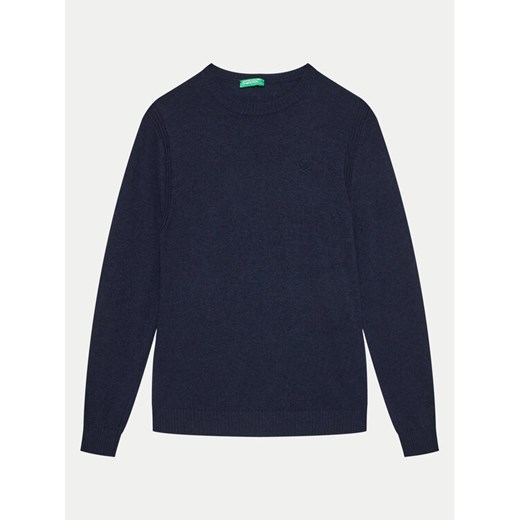 United Colors Of Benetton Sweter 1032C106W Granatowy Regular Fit ze sklepu MODIVO w kategorii Swetry chłopięce - zdjęcie 182664741