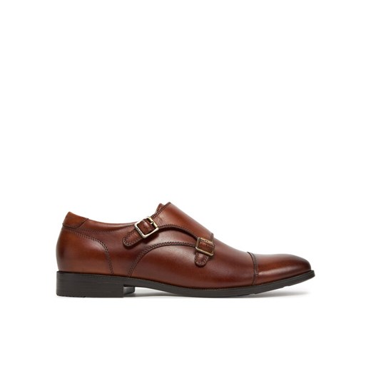 Aldo Półbuty Holtlanflex 13180581 Brązowy ze sklepu MODIVO w kategorii Buty eleganckie męskie - zdjęcie 182664781