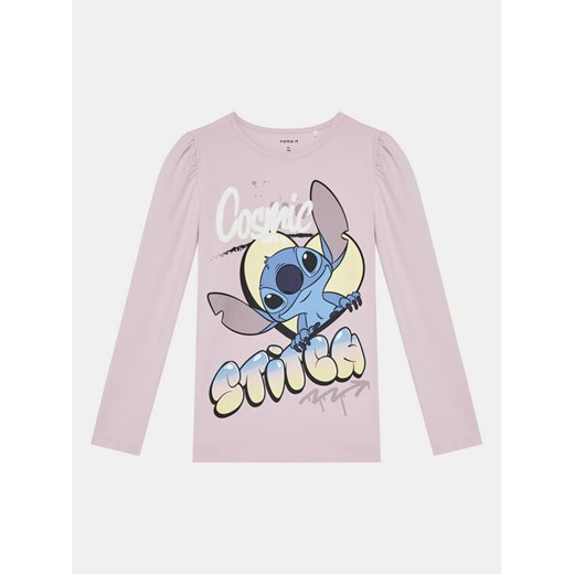 NAME IT Bluzka 13238278 Różowy Regular Fit ze sklepu MODIVO w kategorii Bluzki dziewczęce - zdjęcie 182664783