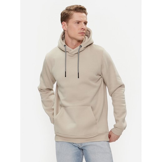 Brave Soul Bluza MSS-628SCHIZOIDE Beżowy Straight Fit ze sklepu MODIVO w kategorii Bluzy męskie - zdjęcie 182664792