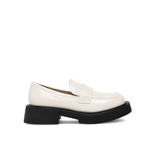 Badura Loafersy WFA2588-1Z Biały ze sklepu MODIVO w kategorii Mokasyny damskie - zdjęcie 182664822