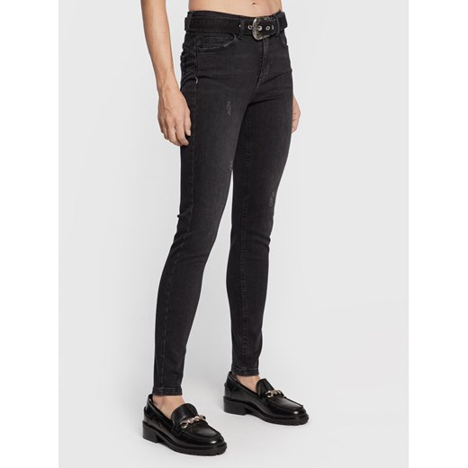 Liu Jo Jeansy UF2013 DS015 Czarny Slim Fit ze sklepu MODIVO w kategorii Jeansy damskie - zdjęcie 182664854