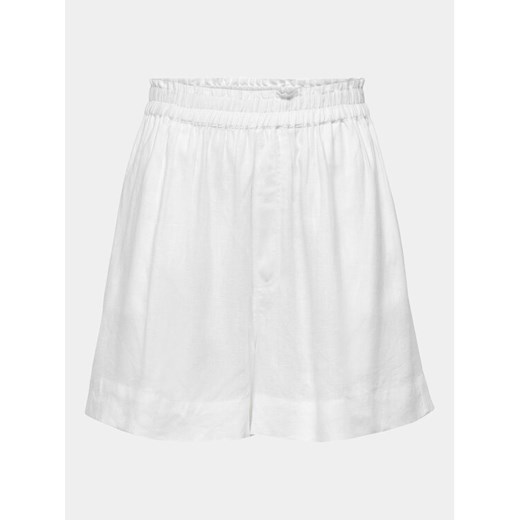 ONLY Szorty materiałowe 15259587 Biały Regular Fit ze sklepu MODIVO w kategorii Szorty - zdjęcie 182664920