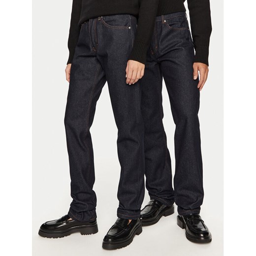 AMI PARIS Jeansy HTR001.DE0011 Granatowy Regular Fit ze sklepu MODIVO w kategorii Jeansy męskie - zdjęcie 182664942