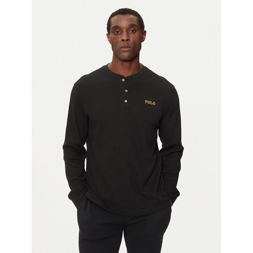 Polo Ralph Lauren Longsleeve 714950609003 Czarny Slim Fit ze sklepu MODIVO w kategorii T-shirty męskie - zdjęcie 182664963
