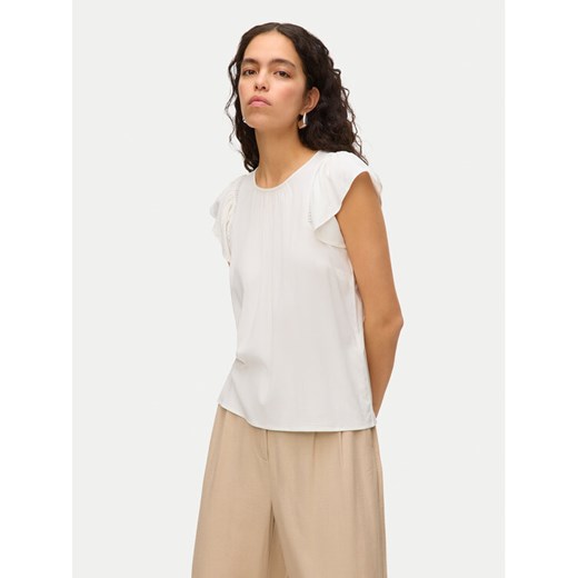 Vero Moda Bluzka Bella 10325248 Biały Standard Fit ze sklepu MODIVO w kategorii Bluzki damskie - zdjęcie 182665022