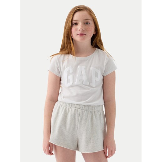 Gap T-Shirt 885666 Écru Regular Fit ze sklepu MODIVO w kategorii Bluzki dziewczęce - zdjęcie 182665050