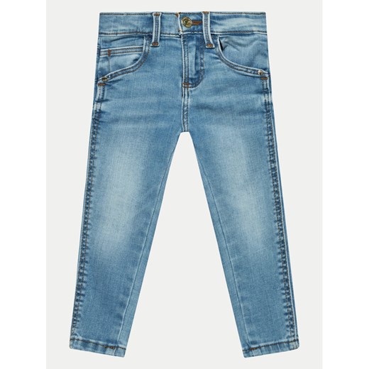 Guess Jeansy K3YA08 D4CA0 Niebieski Skinny Fit ze sklepu MODIVO w kategorii Spodnie i półśpiochy - zdjęcie 182665061