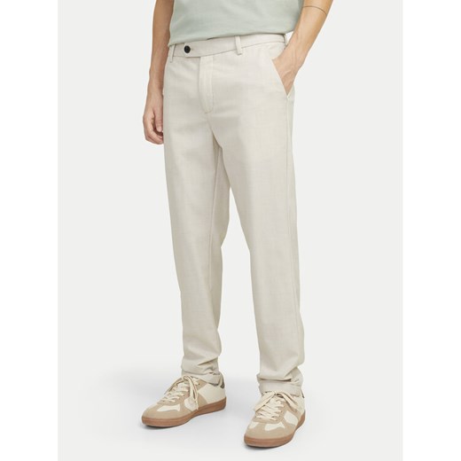 Jack&Jones Chinosy Marco 12193553 Beżowy Slim Fit ze sklepu MODIVO w kategorii Spodnie męskie - zdjęcie 182665100