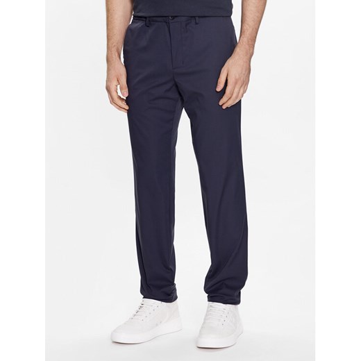 Boss Spodnie materiałowe T Drax 50482656 Granatowy Regular Fit ze sklepu MODIVO w kategorii Spodnie męskie - zdjęcie 182665152