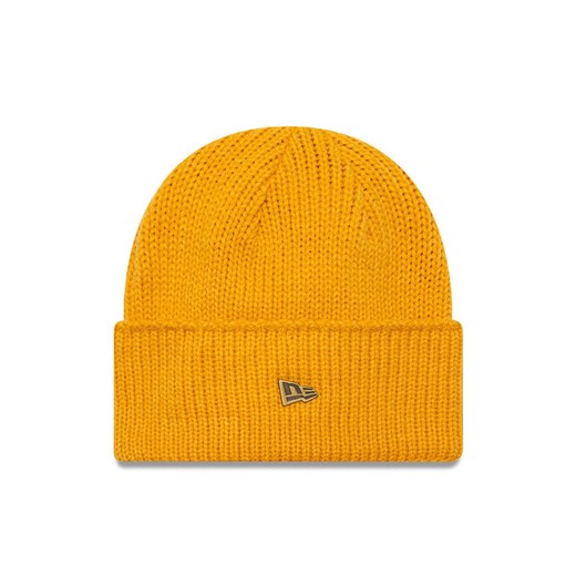 New Era Czapka Wide Cuff Beanie 60565448 Żółty ze sklepu MODIVO w kategorii Czapki zimowe damskie - zdjęcie 182665164