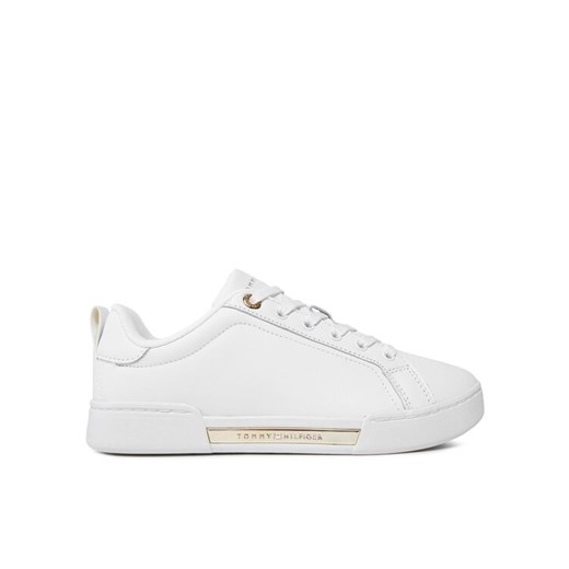 Tommy Hilfiger Sneakersy Chique Court Sneaker FW0FW07634 Biały ze sklepu MODIVO w kategorii Buty sportowe damskie - zdjęcie 182665203