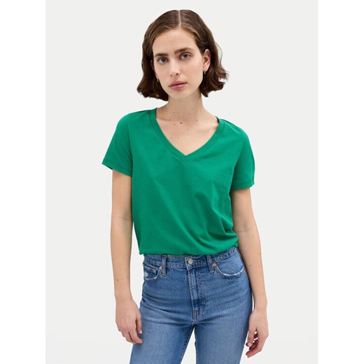 Gap T-Shirt 740140-50 Zielony Regular Fit ze sklepu MODIVO w kategorii Bluzki damskie - zdjęcie 182665212