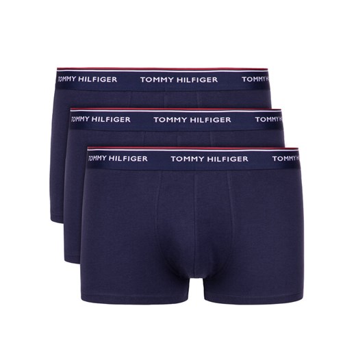 Tommy Hilfiger Komplet 3 par bokserek 3P Lr Trunk 1U87903841 Granatowy ze sklepu MODIVO w kategorii Majtki męskie - zdjęcie 182665222