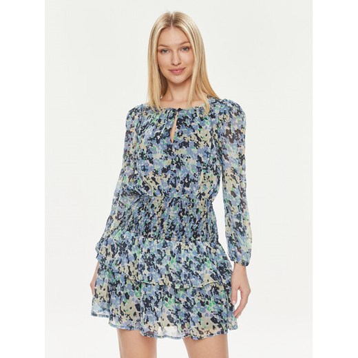 Pepe Jeans Sukienka letnia PL953503 Niebieski Regular Fit ze sklepu MODIVO w kategorii Sukienki - zdjęcie 182665294