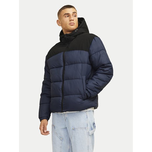 Jack&Jones Kurtka zimowa Moon 12256882 Granatowy Regular Fit ze sklepu MODIVO w kategorii Kurtki męskie - zdjęcie 182665332
