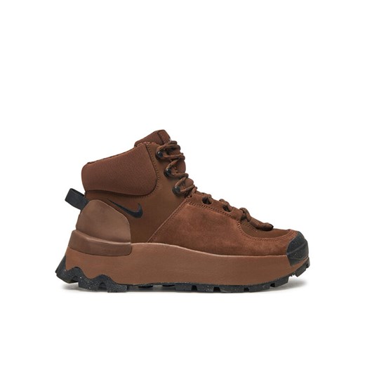 Nike Sneakersy City Classic Boot DQ5601 200 Brązowy ze sklepu MODIVO w kategorii Buty sportowe damskie - zdjęcie 182665341