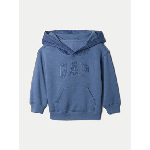 Gap Bluza 627807 Niebieski Regular Fit ze sklepu MODIVO w kategorii Bluzy chłopięce - zdjęcie 182665422