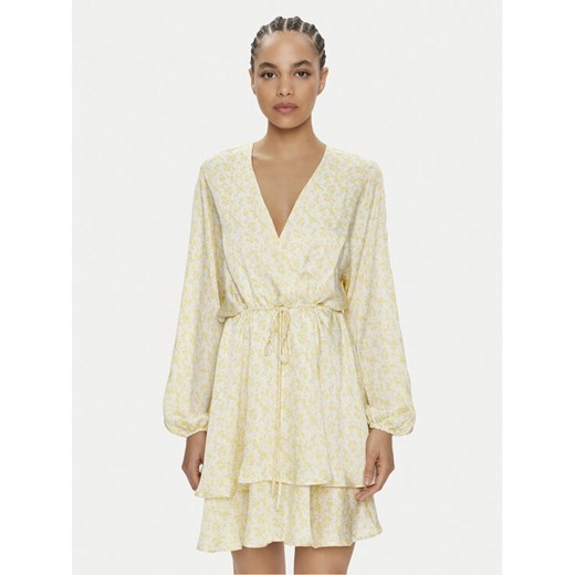 Gina Tricot Sukienka letnia 22684 Żółty Loose Fit ze sklepu MODIVO w kategorii Sukienki - zdjęcie 182665423