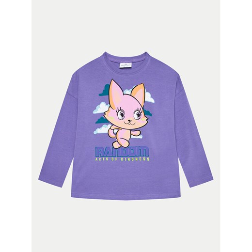 Coccodrillo Bluzka ZC4143110VGA Fioletowy Regular Fit ze sklepu MODIVO w kategorii Bluzki dziewczęce - zdjęcie 182665430