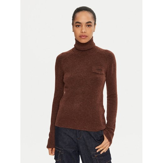 Liu Jo Golf WF4363 MA49P Brązowy Regular Fit ze sklepu MODIVO w kategorii Swetry damskie - zdjęcie 182665464