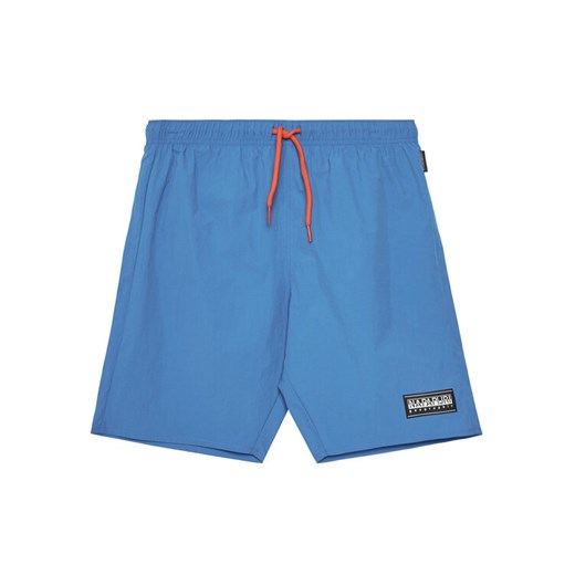 Napapijri Szorty kąpielowe Chamois NP0A4IGI S Niebieski Regular Fit ze sklepu MODIVO w kategorii Kąpielówki chłopięce - zdjęcie 182665570