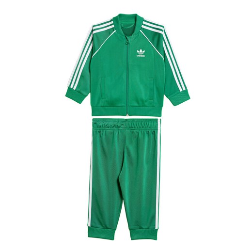adidas Dres adicolor SST IX5176 Zielony Regular Fit ze sklepu MODIVO w kategorii Komplety niemowlęce - zdjęcie 182665640