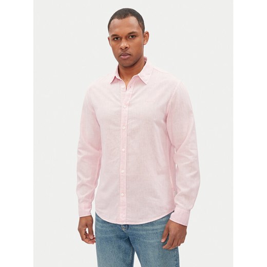 Pepe Jeans Koszula Arnau PM308844 Różowy Regular Fit ze sklepu MODIVO w kategorii Koszule męskie - zdjęcie 182665783