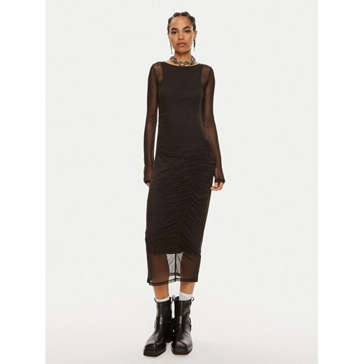 Patrizia Pepe Sukienka koktajlowa 8A1344 J149-K103 Czarny Slim Fit ze sklepu MODIVO w kategorii Sukienki - zdjęcie 182665814