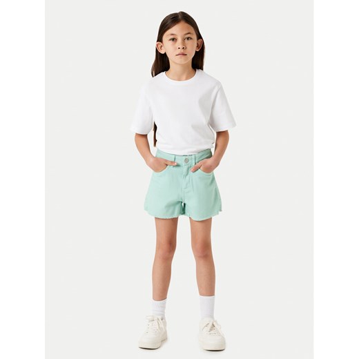 NAME IT Szorty jeansowe Rose 13239003 Niebieski Mom Fit ze sklepu MODIVO w kategorii Spodenki dziewczęce - zdjęcie 182665920