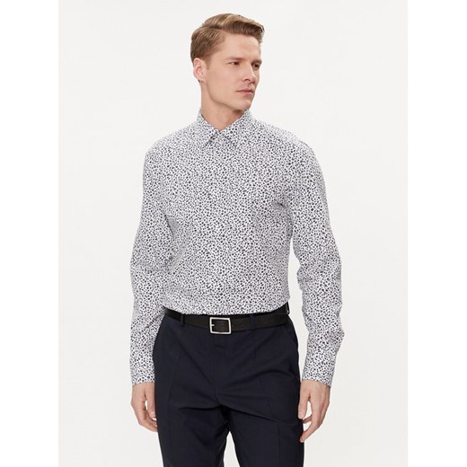 Boss Koszula H-Hank 50512664 Niebieski Slim Fit ze sklepu MODIVO w kategorii Koszule męskie - zdjęcie 182665943