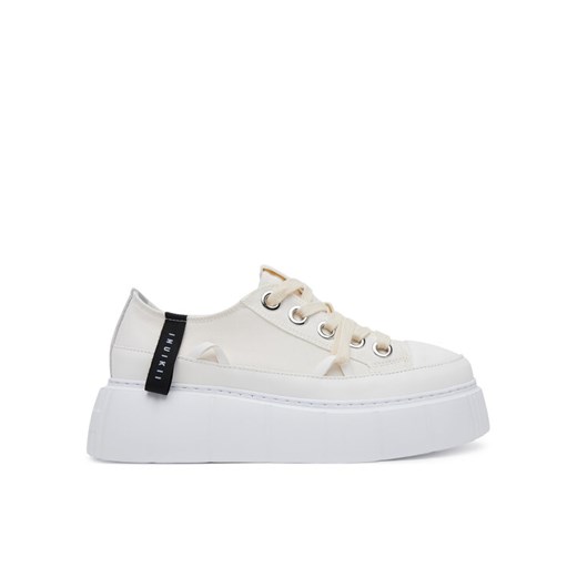 Inuikii Trampki Matilda Canvas Low 30102-025 Biały ze sklepu MODIVO w kategorii Trampki damskie - zdjęcie 182665953