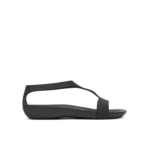 Crocs Sandały SERENA SANDAL 205469-060 Czarny ze sklepu MODIVO w kategorii Sandały damskie - zdjęcie 182665962